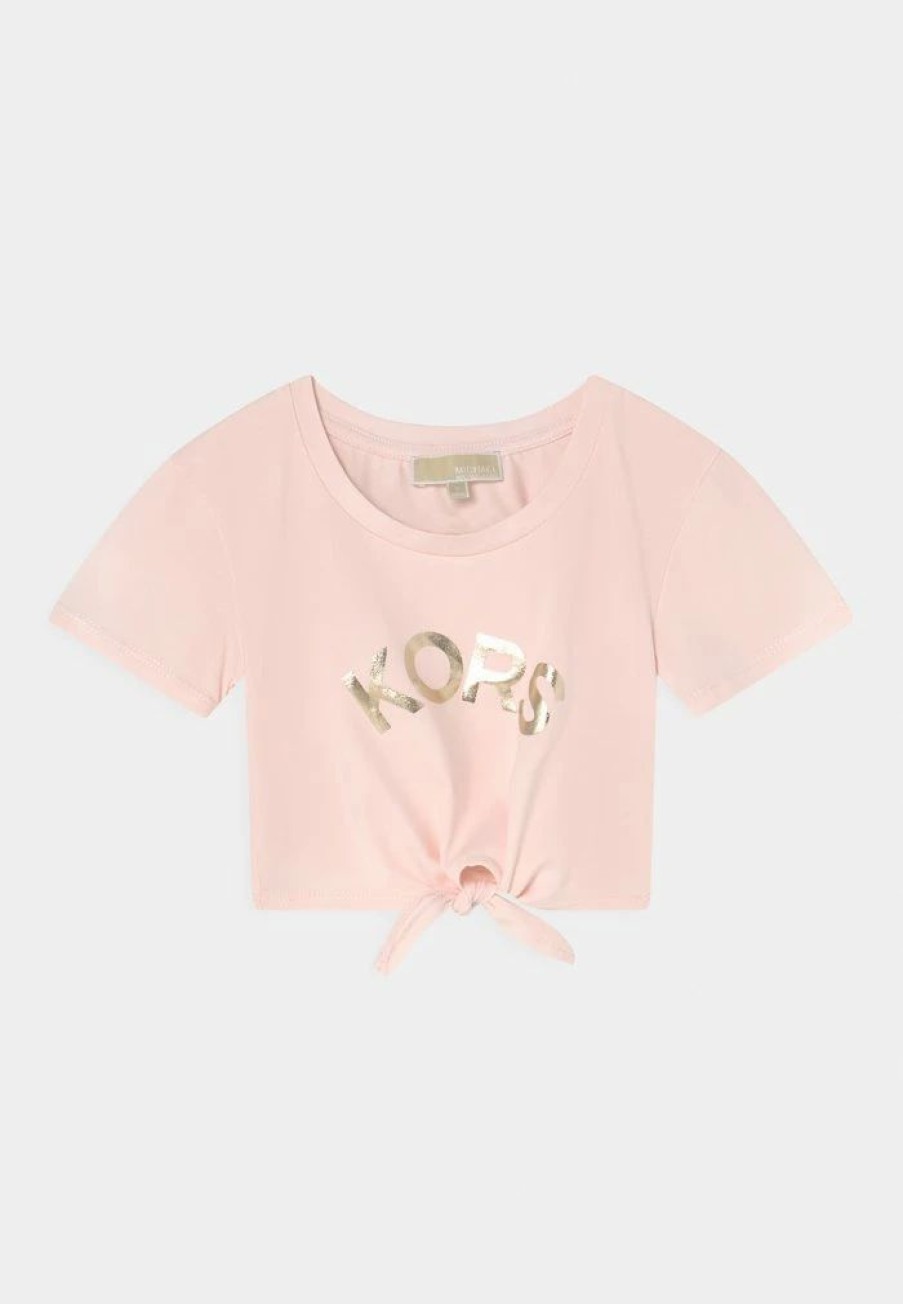 Clearance Michael Michael Kors Print T-Shirt Light Pink