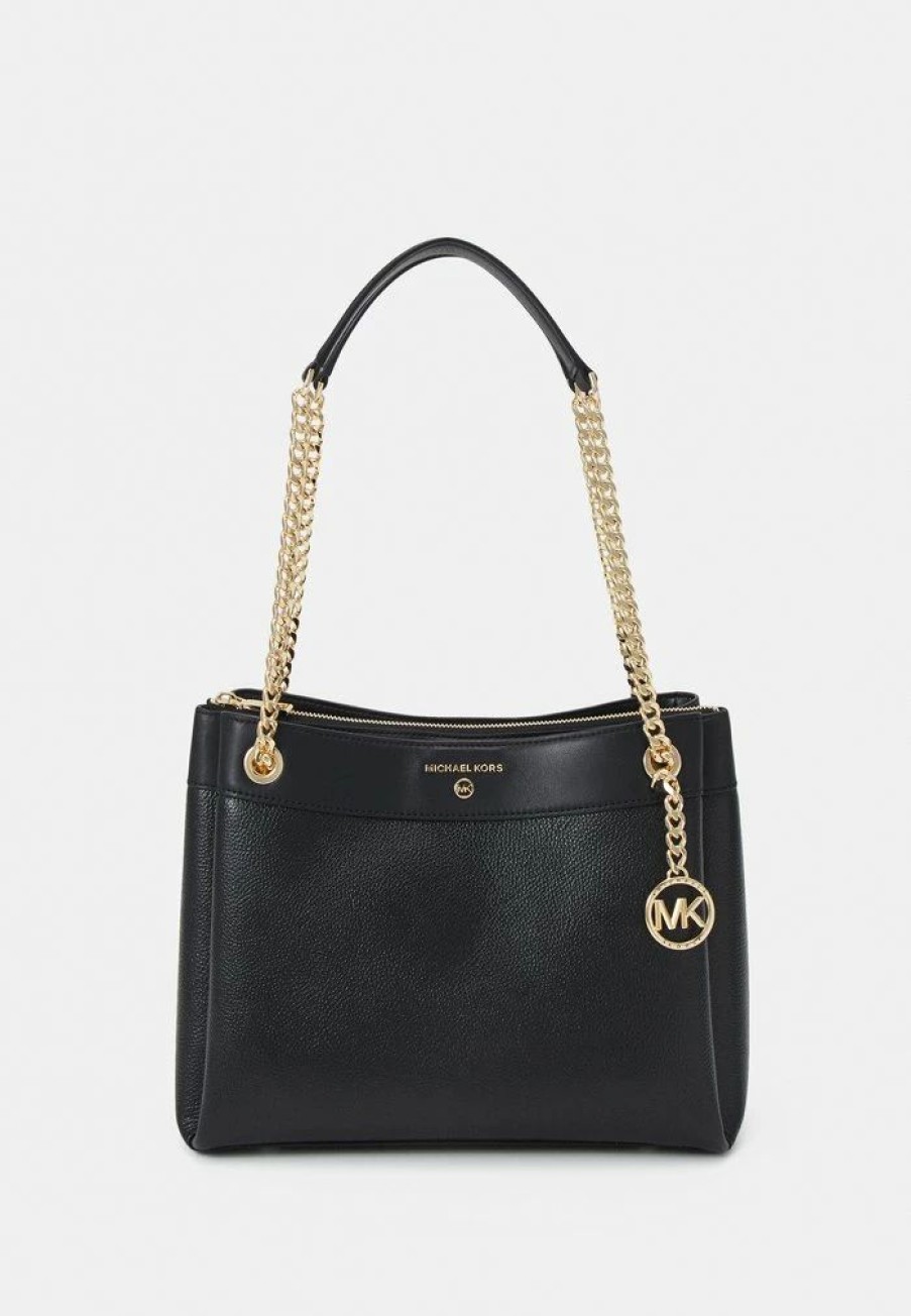 Online Michael Michael Kors Susan Chain Tote Handbag Black