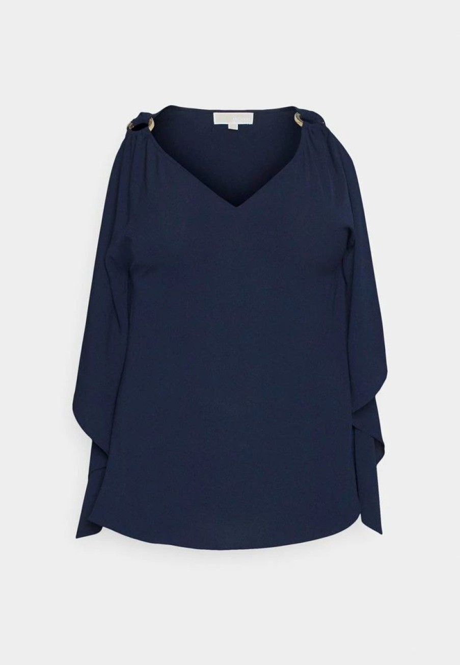 Online Michael Michael Kors Ring Scarf Top Midnight Blue