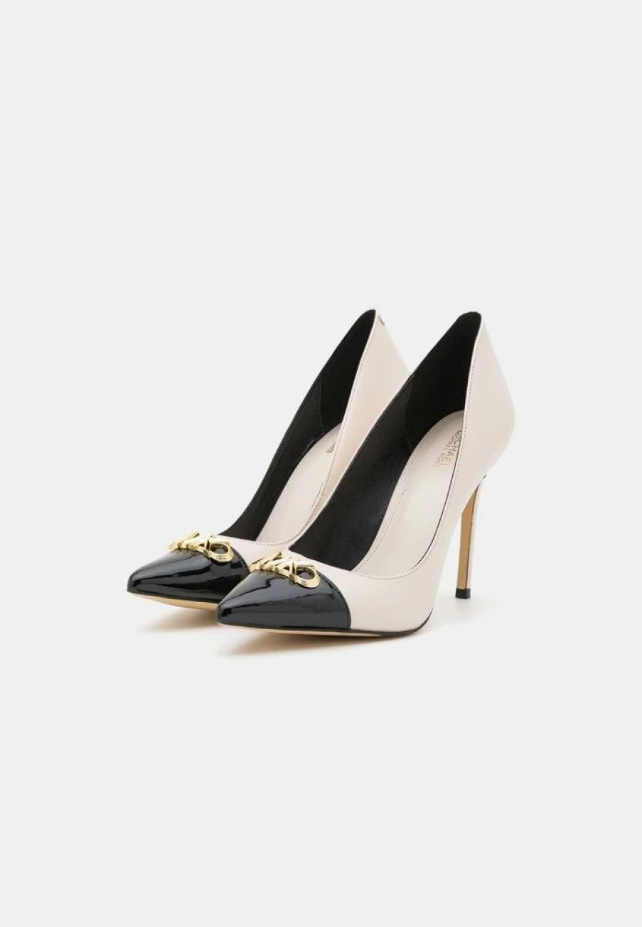 New Michael Michael Kors Parker Classic Heels Light Cream