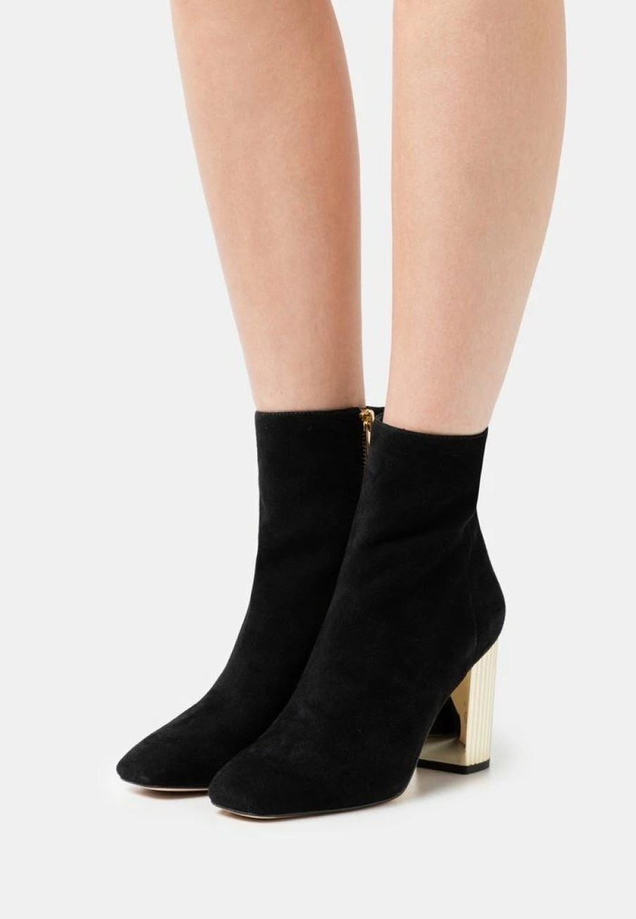 New Michael Michael Kors Porter Bootie Classic Ankle Boots Black