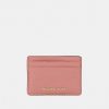 Clearance Michael Michael Kors Jet Set Card Holder Wallet Primrose