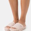 Clearance Michael Michael Kors Janis Slide Slippers Soft Pink