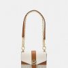 Clearance Michael Michael Kors Greenwich Across Body Bag Vanilla/Acorn