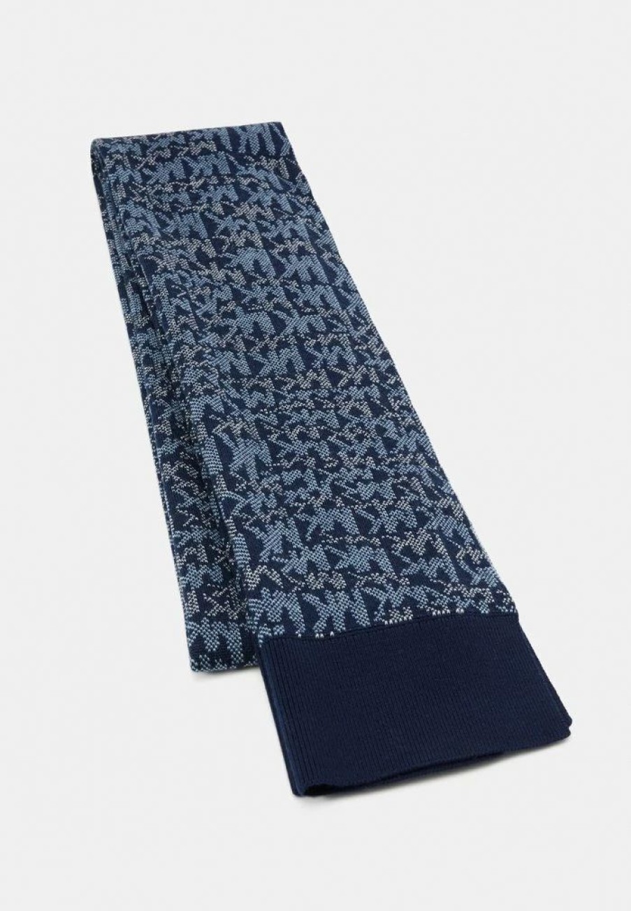 Best Michael Michael Kors Swirl Scarf Scarf Midnightblue