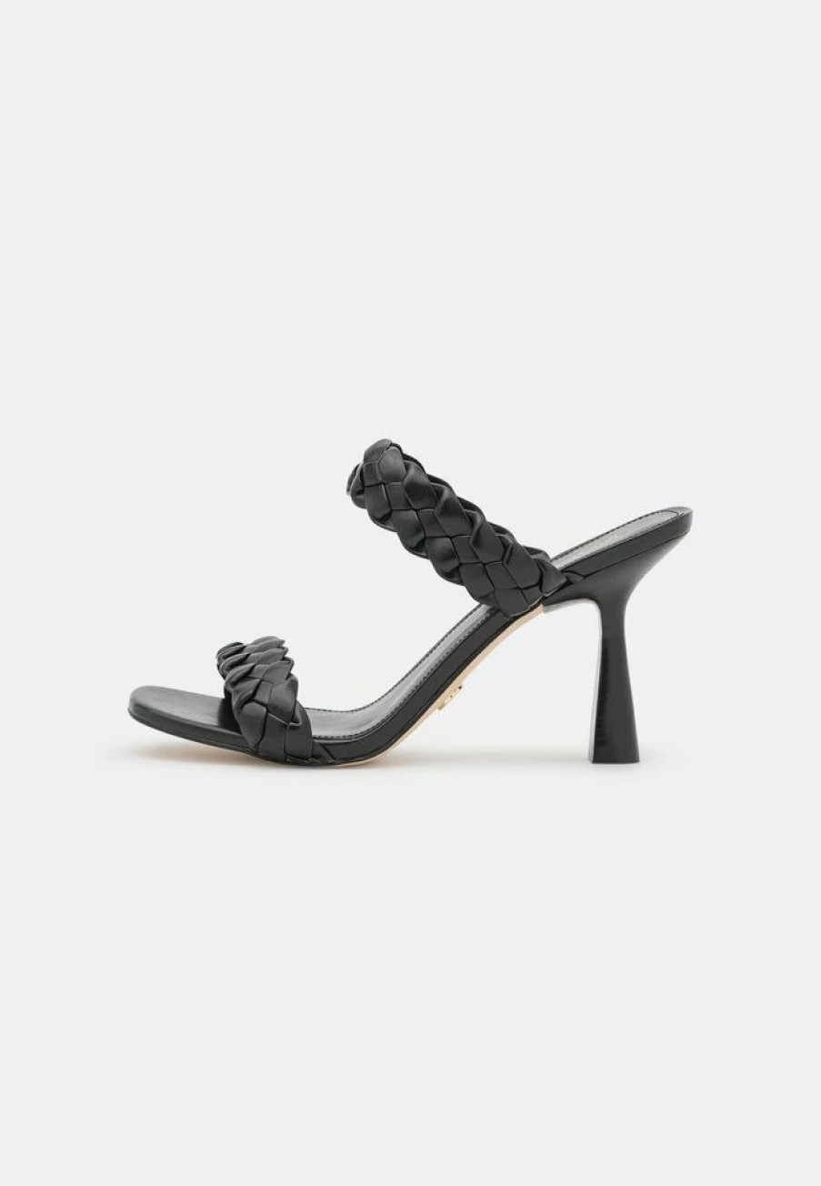 Online Michael Michael Kors Clara Heeled Mules Black