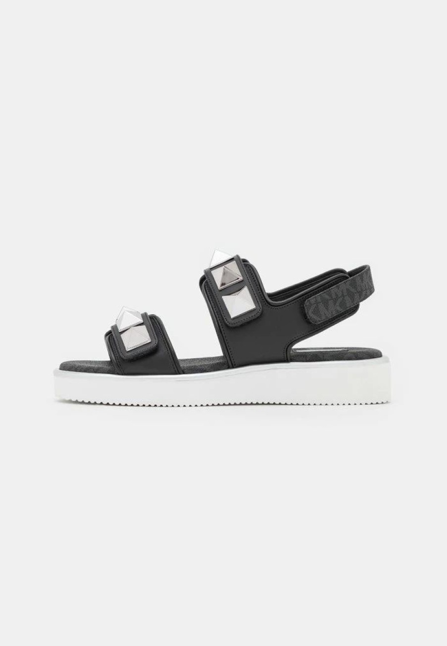 Online Michael Michael Kors Stark Platform Sandals Black