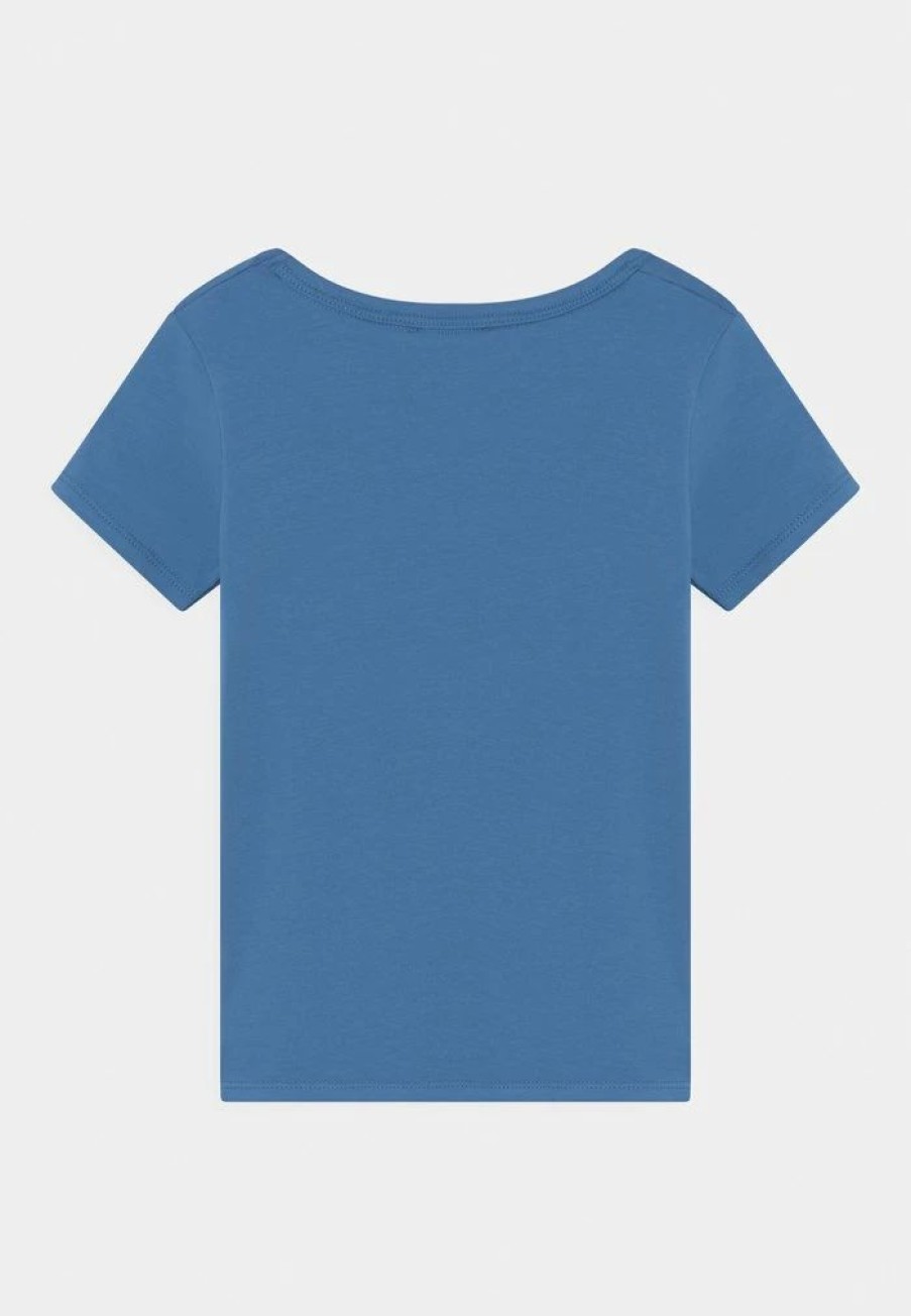 Online Michael Michael Kors Sleeves Tee Print T-Shirt Blue