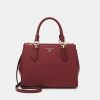 New Michael Michael Kors Marilyn Satchel Handbag Bordeaux