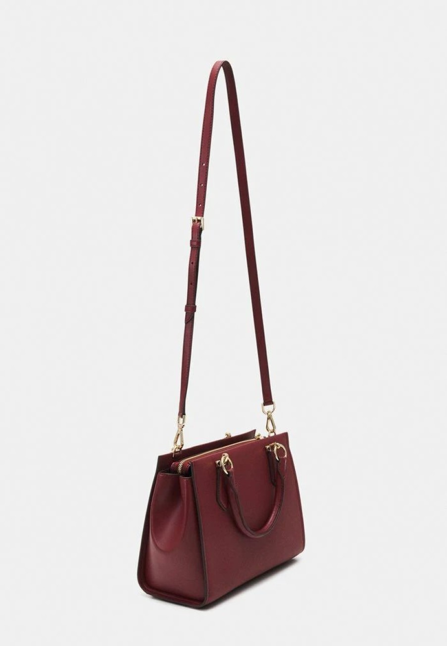 New Michael Michael Kors Marilyn Satchel Handbag Bordeaux