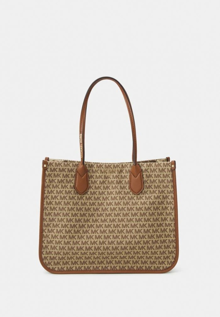 Online Michael Michael Kors Heidi Tote Tote Bag Beige/Ebony