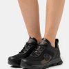 New Michael Michael Kors Kendra Trainer Trainers Black/Brown