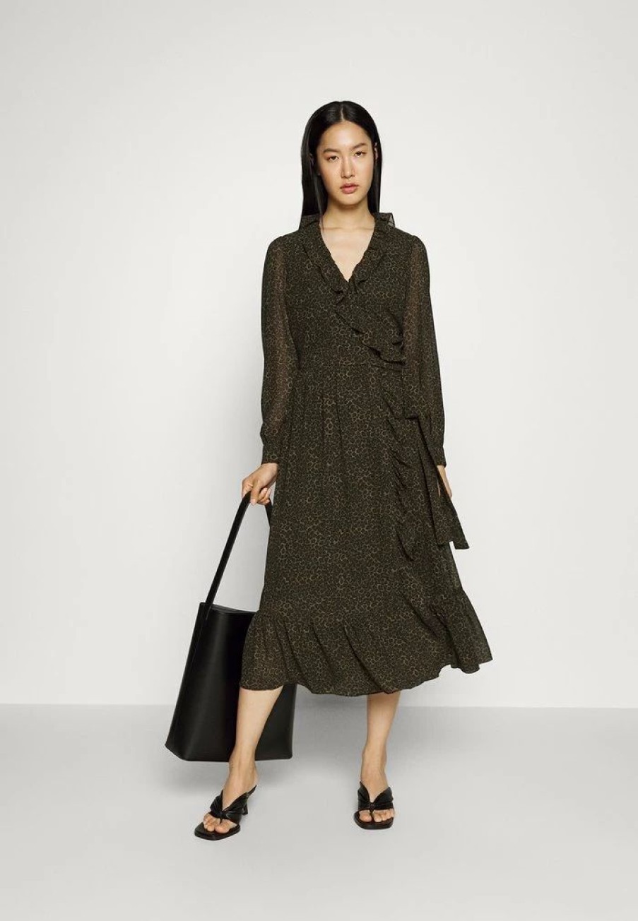 New Michael Michael Kors Day Dress Olive