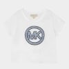 Wholesale Michael Michael Kors Print T-Shirt White