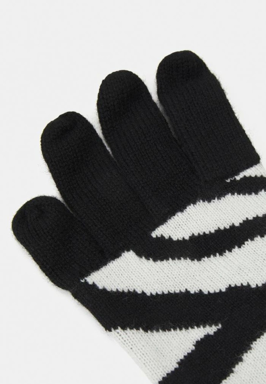 Wholesale Michael Michael Kors Cash Blend Zebra Gloves Gloves Bone