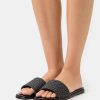 Clearance Michael Michael Kors Sadler Slide Mules Black