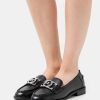 New Michael Michael Kors April Loafer Slip-Ons Black