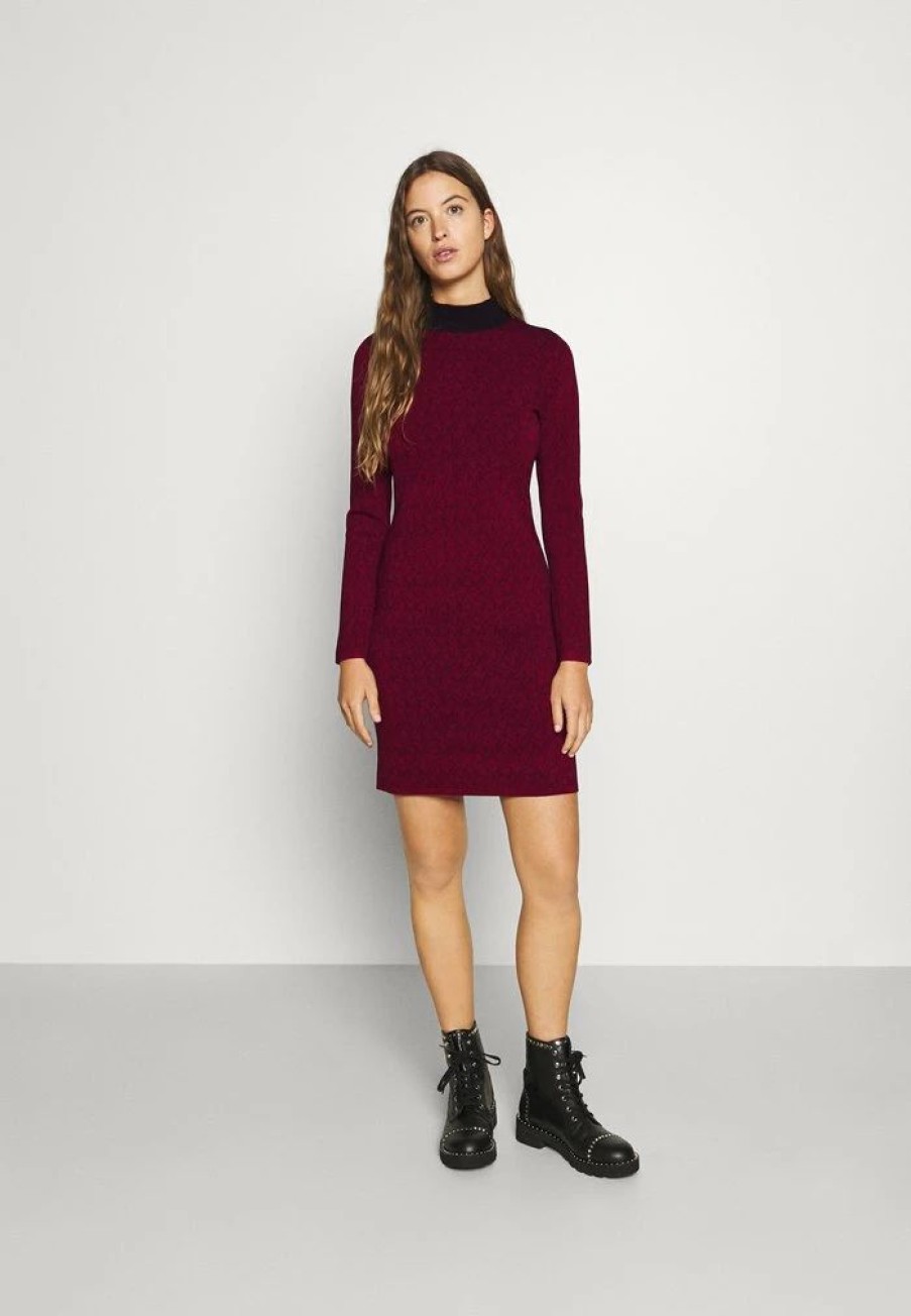 Clearance Michael Michael Kors Bold Dress Jumper Dress Dark Ruby