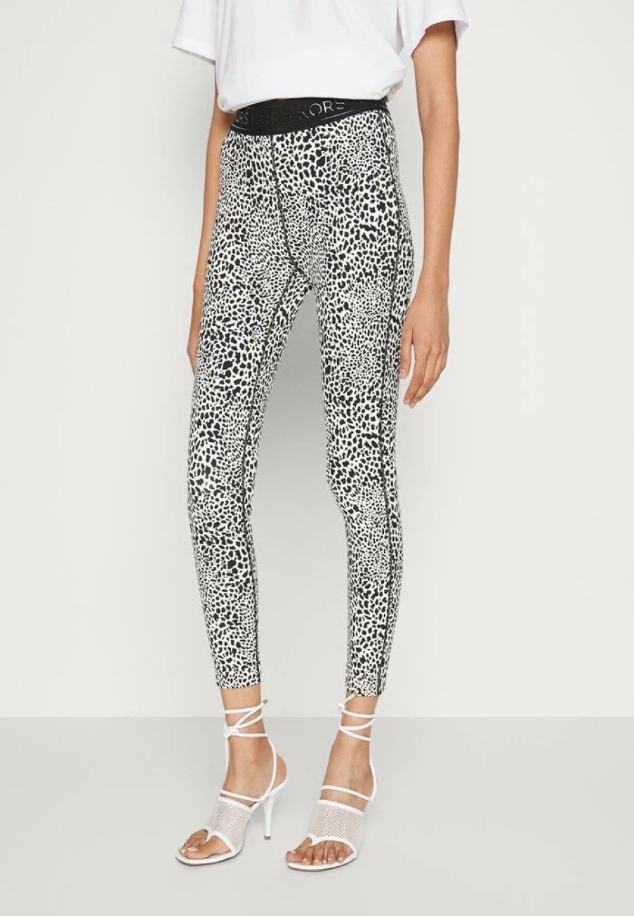 Hot Michael Michael Kors Logo Leggings Trousers Bone