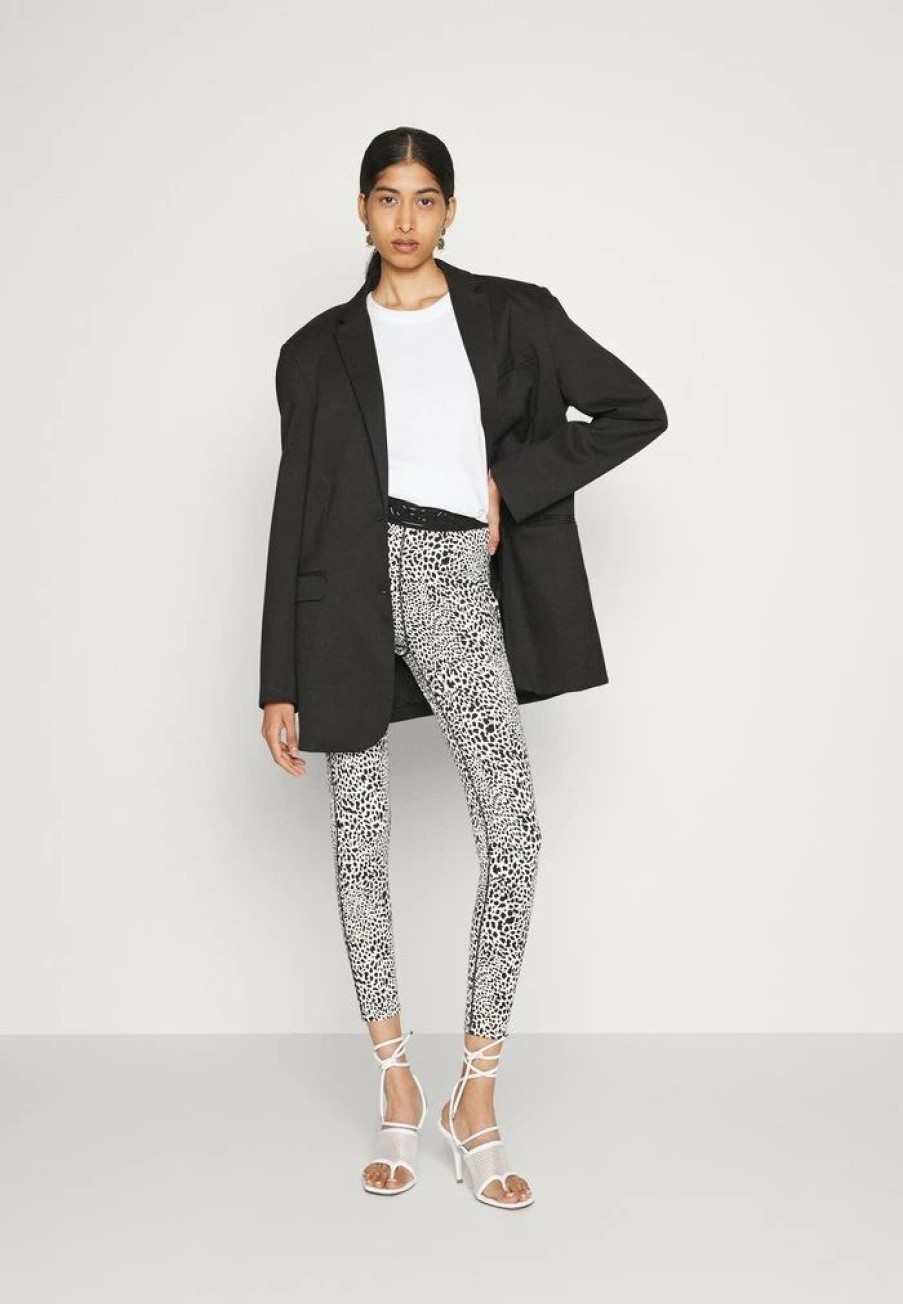 Hot Michael Michael Kors Logo Leggings Trousers Bone