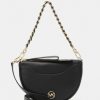 Online Michael Michael Kors Dover Moon Pouchette Handbag Black