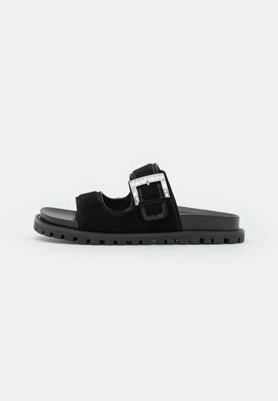 Hot Michael Michael Kors Giselle Slide Mules Black