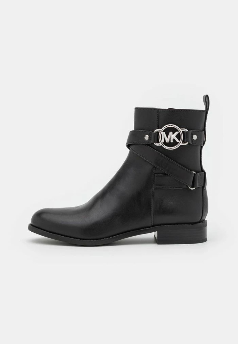 Online Michael Michael Kors Rory Flat Bootie Classic Ankle Boots Black