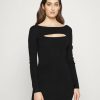 Best Michael Michael Kors Boat Cut Out Mini Jumper Dress Black