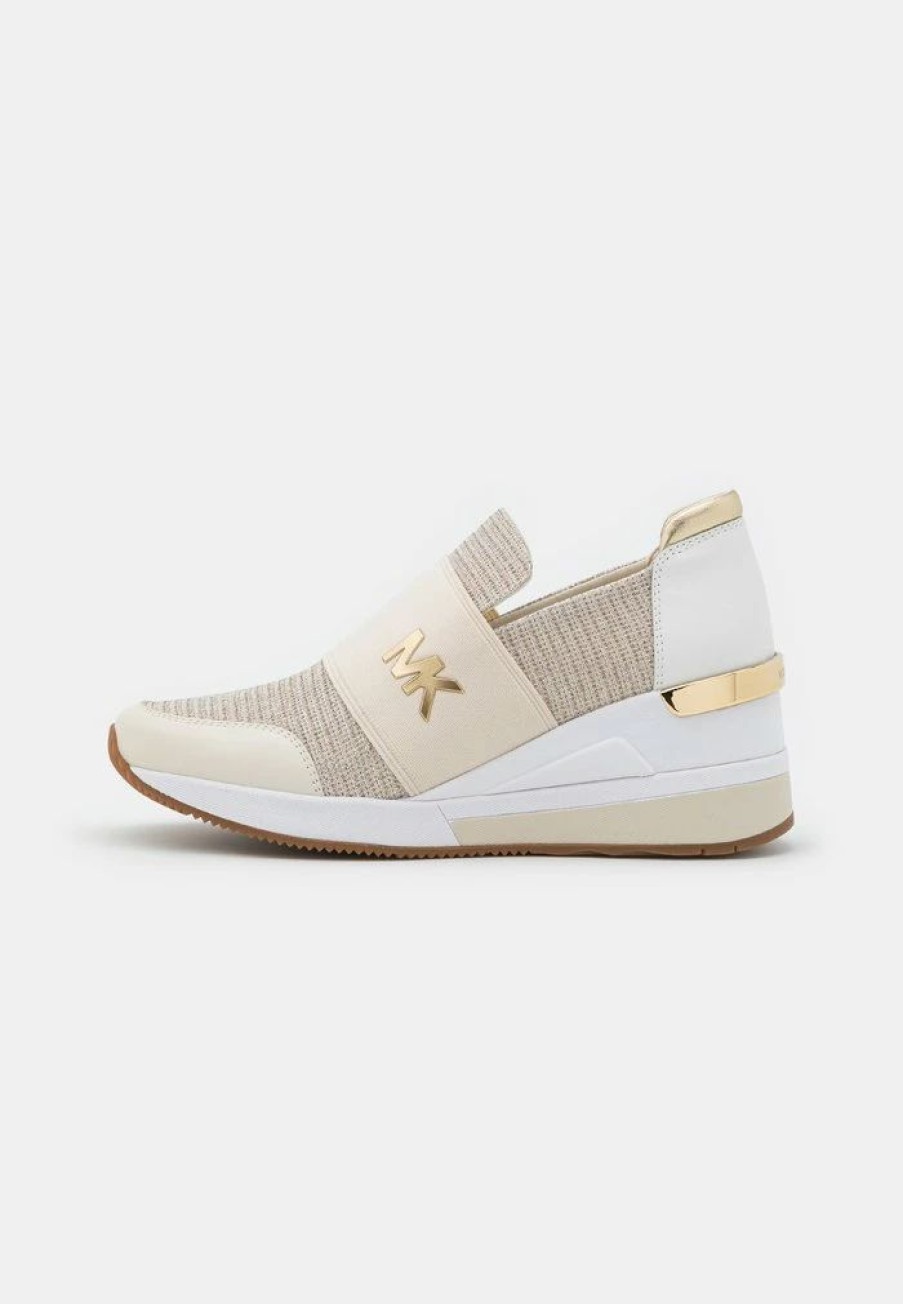 Best Michael Michael Kors Felix Trainer Trainers Champagne