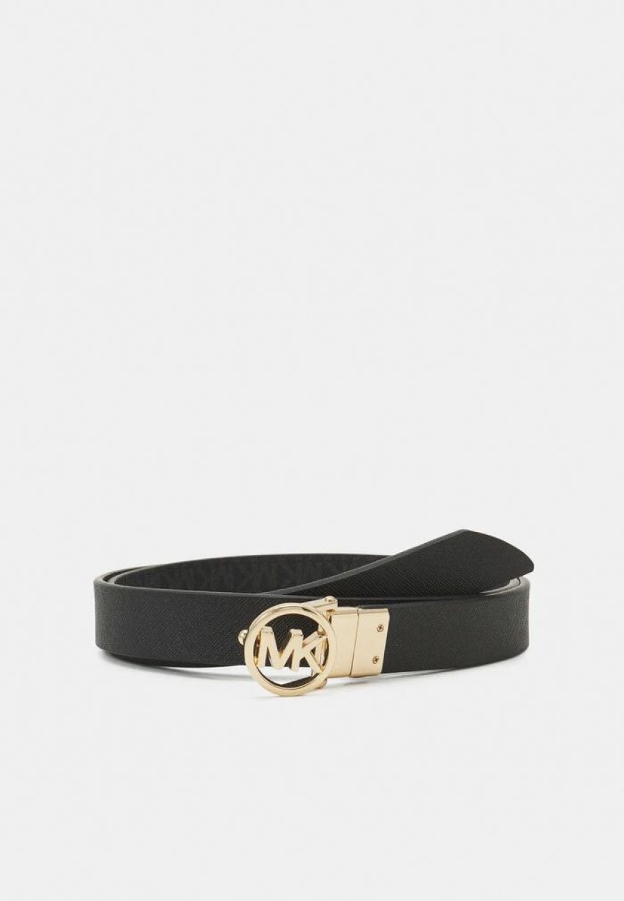 Clearance Michael Michael Kors Reversible Belt Belt Black