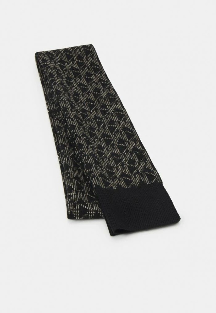 New Michael Michael Kors B0Ld Dot Scarf Scarf Black/Khaki