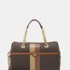 Online Michael Michael Kors Blaire Duffle Satchel Handbag Brown