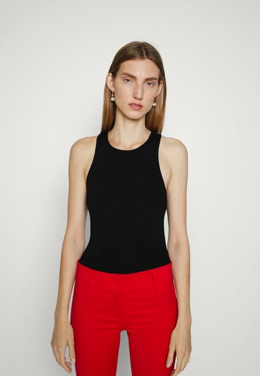 Online Michael Michael Kors Tank Bodysuit Body Black