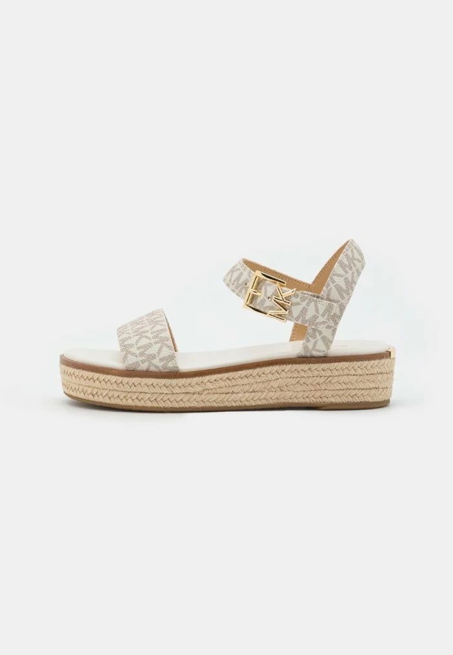 Best Michael Michael Kors Richie Platform Sandals Vanilla