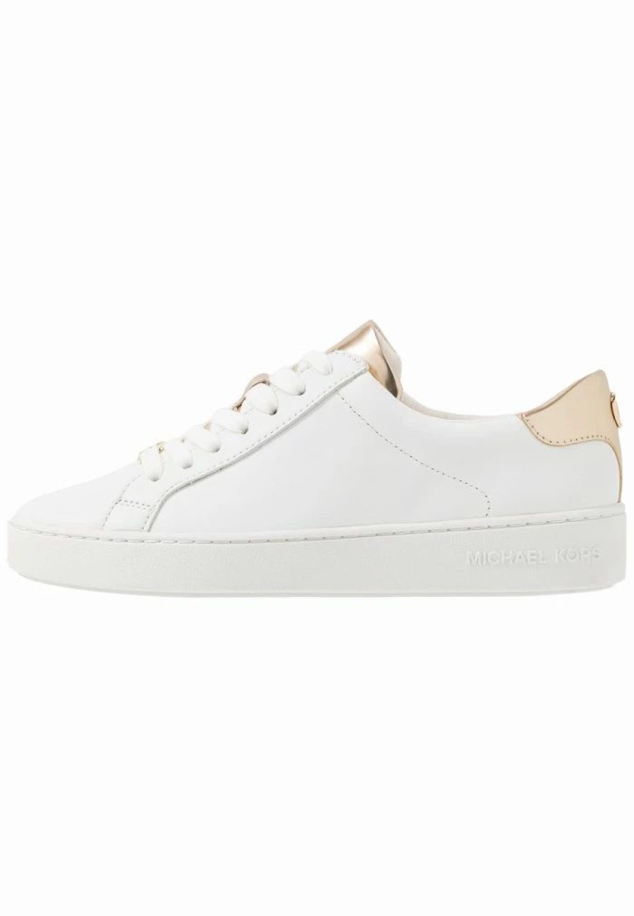 Wholesale Michael Michael Kors Irving Lace Up Trainers White