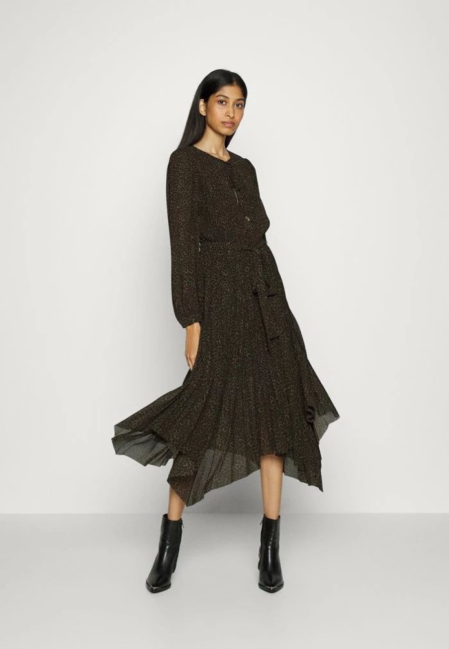 Online Michael Michael Kors Savannah Cocktail Dress / Party Dress Olive