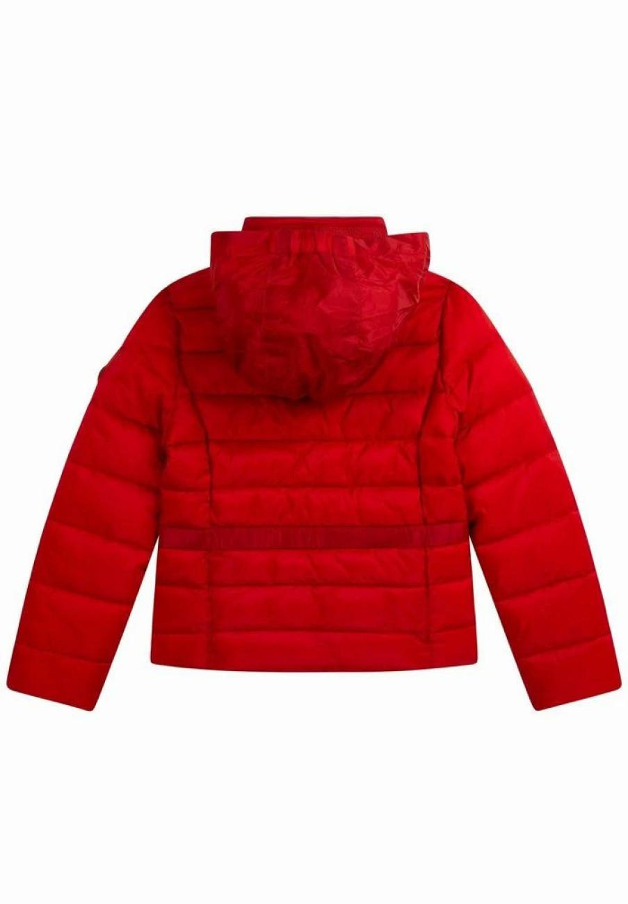 Wholesale Michael Michael Kors Puffer Jacket Winter Jacket Rouge Profond