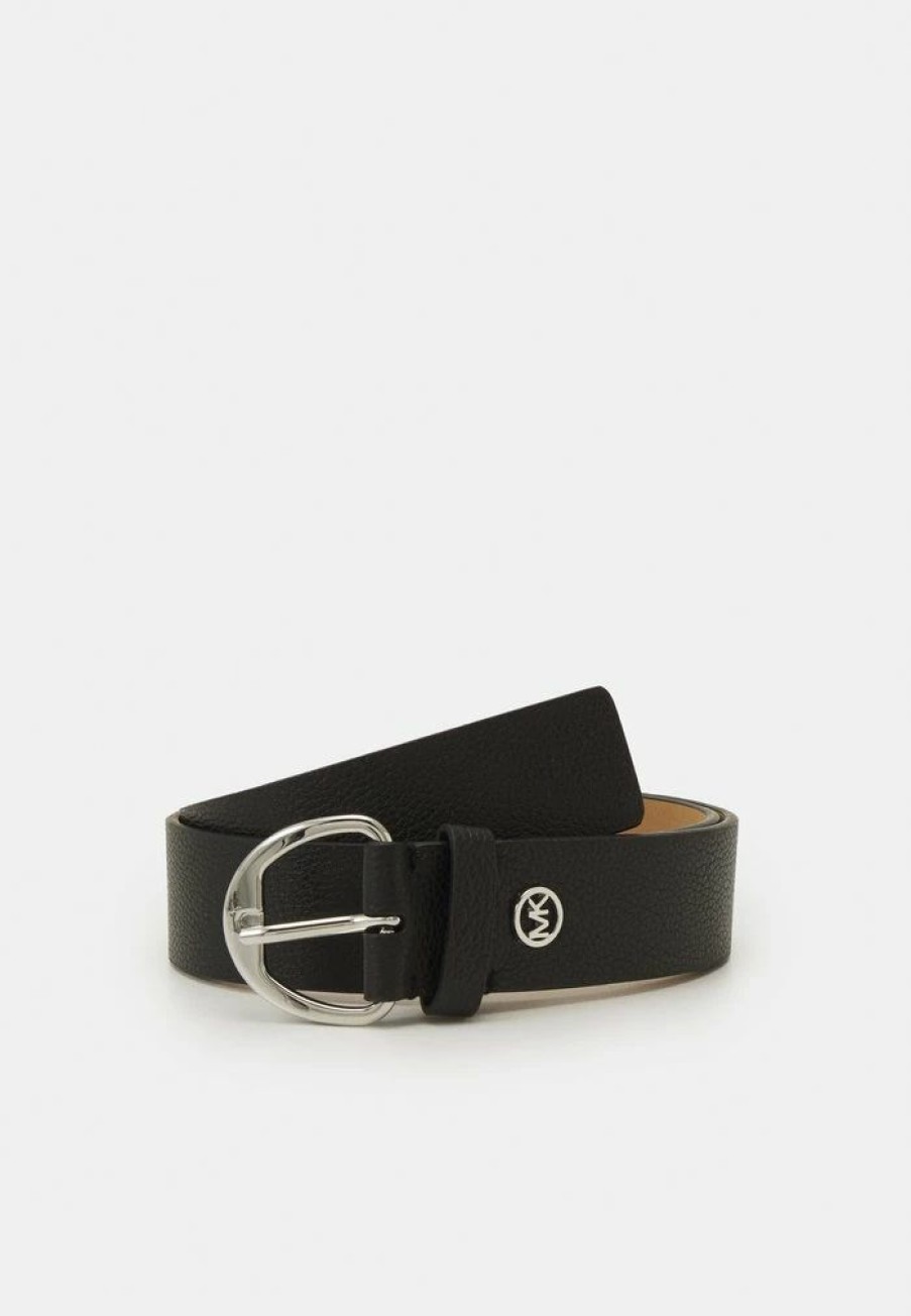 Best Michael Michael Kors Belt Black/Silver-Coloured