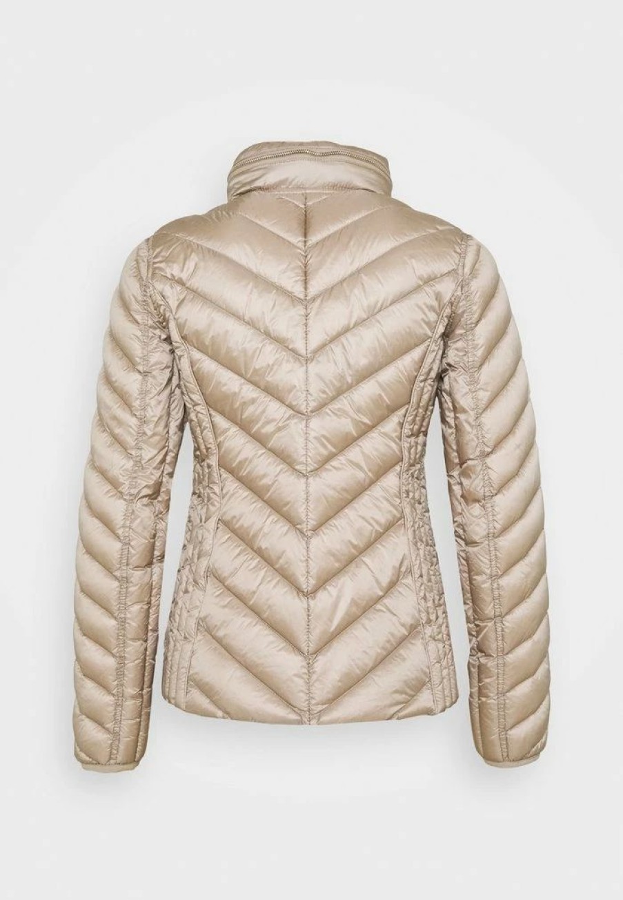 Wholesale Michael Michael Kors Short Packable Down Jacket Champagne