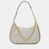 Hot Michael Michael Kors Piper Pouchette Handbag Vanilla/Acrn