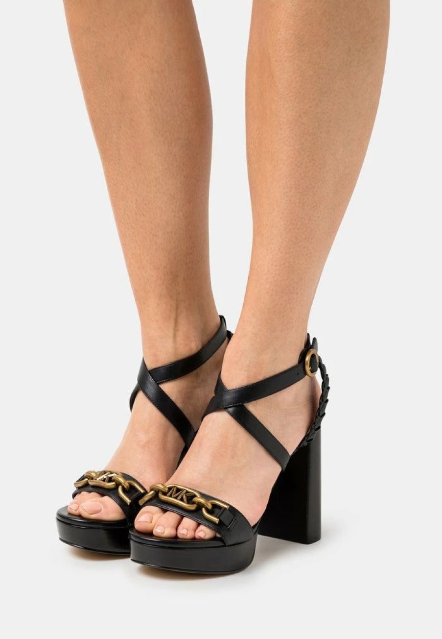 Hot Michael Michael Kors Kailey Platform Platform Sandals Black