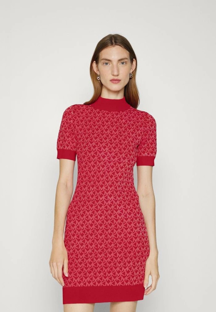 Best Michael Michael Kors Jumper Dress Crimson