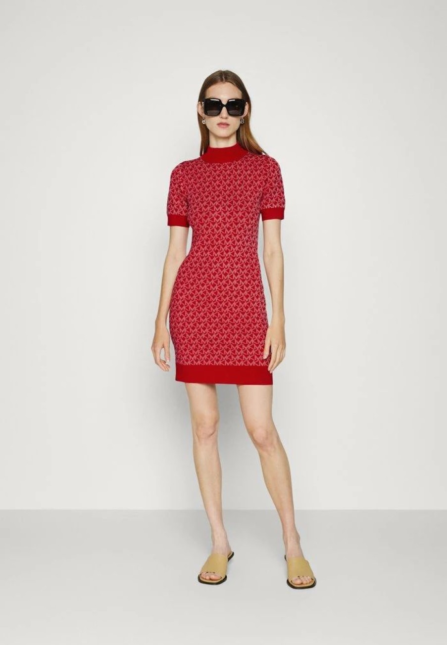 Best Michael Michael Kors Jumper Dress Crimson