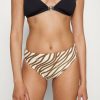 Best Michael Michael Kors Diagonal Belt High Leg Bottom Bikini Bottoms Bone