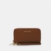 Clearance Michael Michael Kors Jet Set Flat Case Wallet Tan