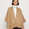 Best Michael Michael Kors Reversible Logo Poncho Cape Cafe