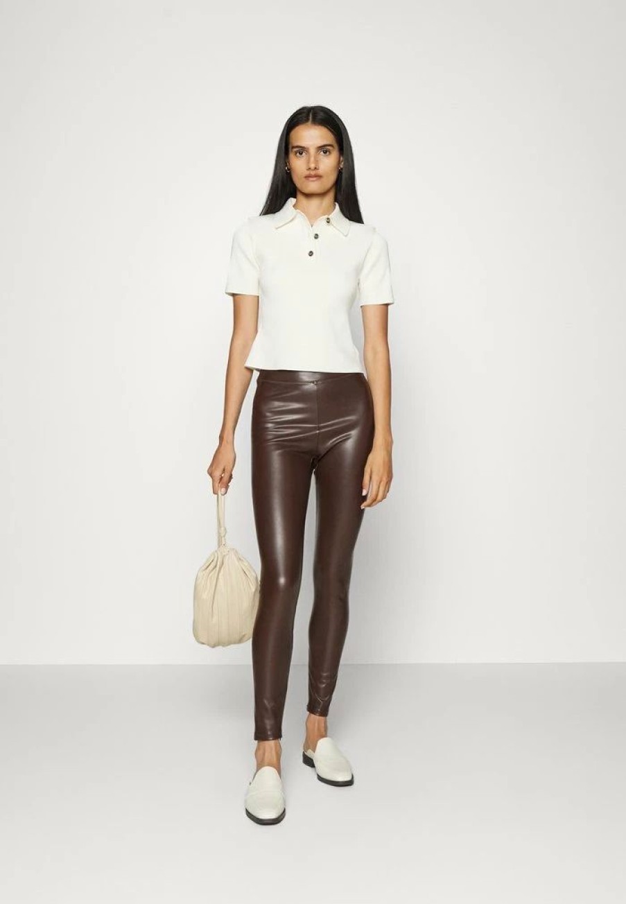 Online Michael Michael Kors Trousers Saddle Brown