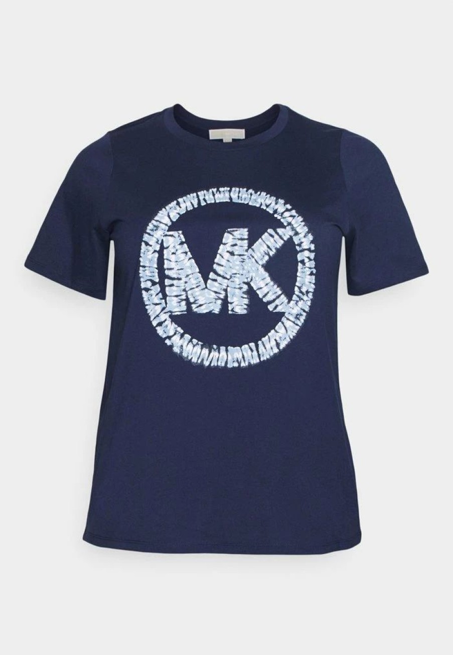 Online Michael Michael Kors Tie Dye Print T-Shirt Midnight Bue