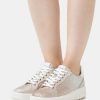 Best Michael Michael Kors Emmett Lace Up Trainers Silver/Gold