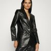 Online Michael Michael Kors Mensy Faux Leather Jacket Black